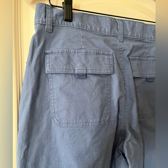 Eddie Bauer Smoky Blue Khaki Cropped Pants Women’s Size 8 - Picture 4 of 15